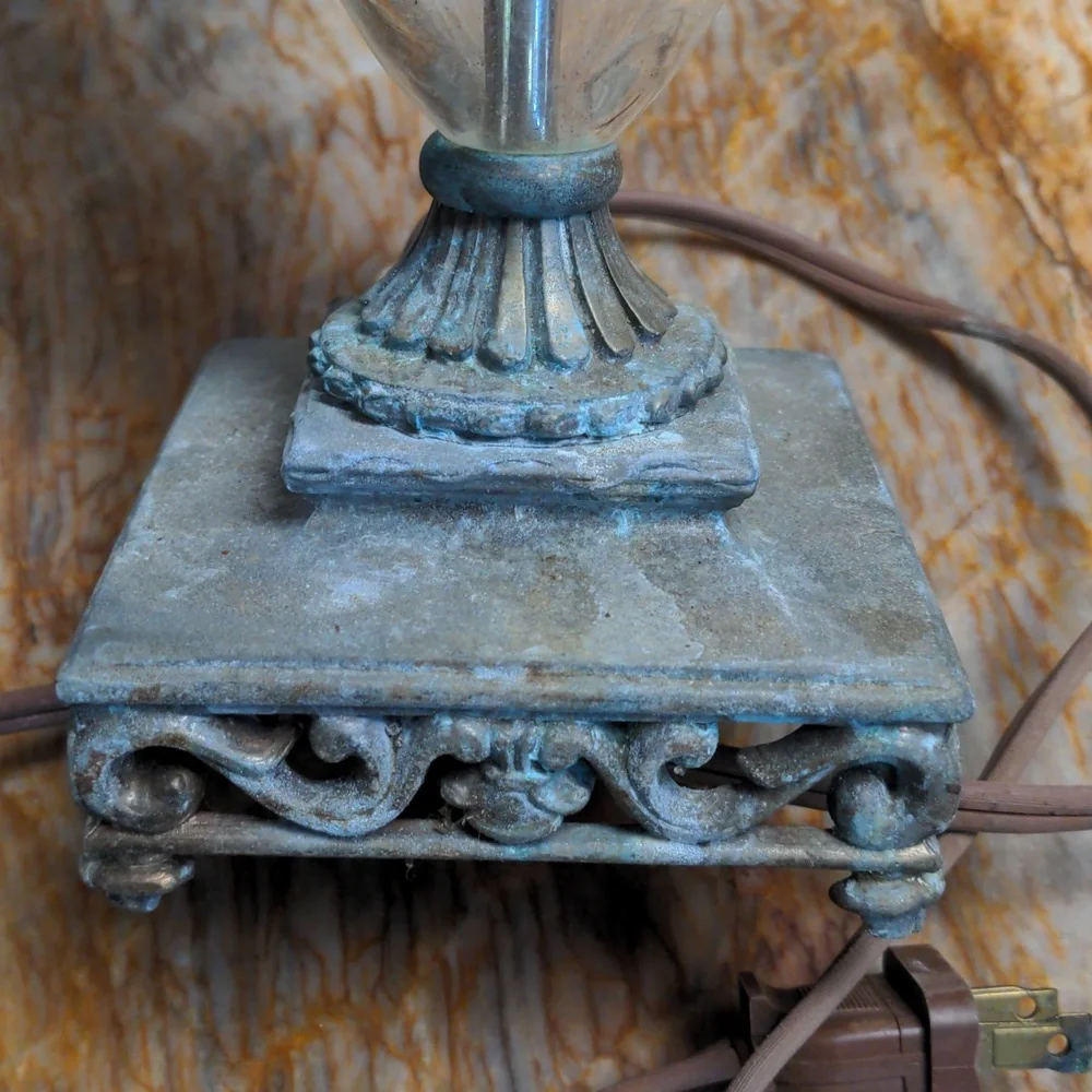 Vintage Crystal Brass lamp